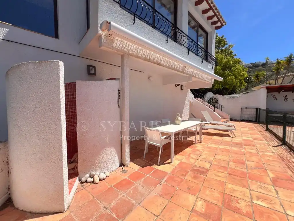 Terraza de Casa o chalet en venta en Benitachell / El Poble Nou de Benitatxell con Aire acondicionado y Piscina