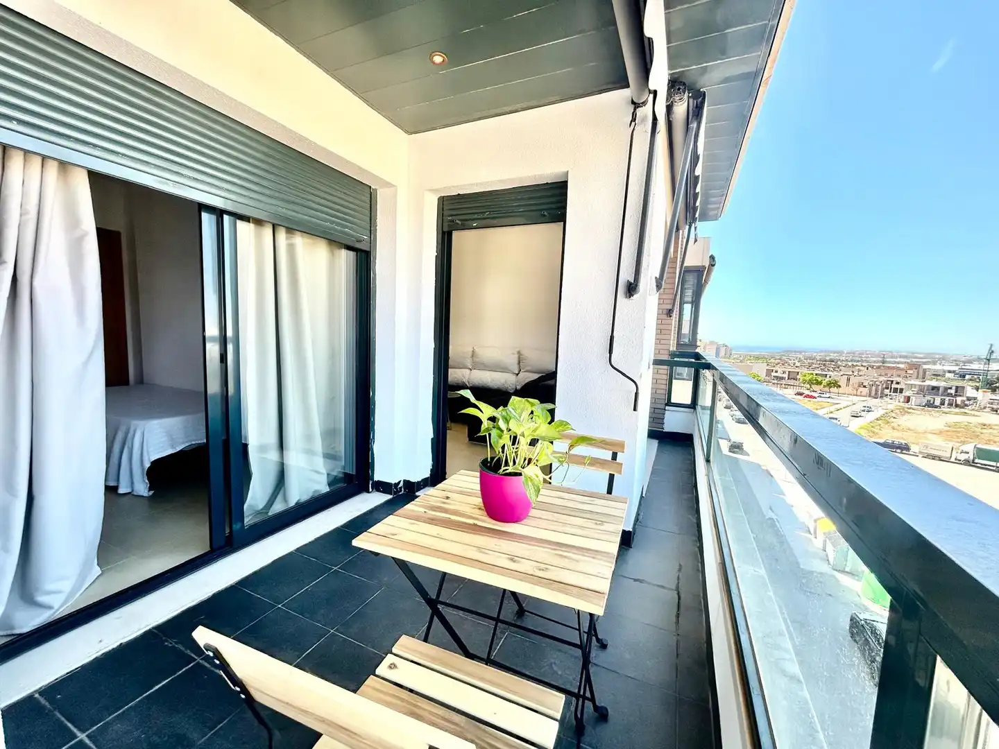 Balcony of Flat for sale in Roquetas de Mar  with Air Conditioner, Heating and Terrace