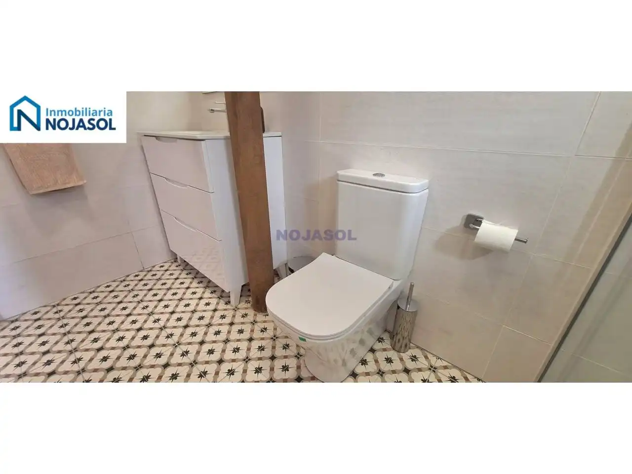 Baño de Apartamento de alquiler en Solórzano con Calefacción y Terraza