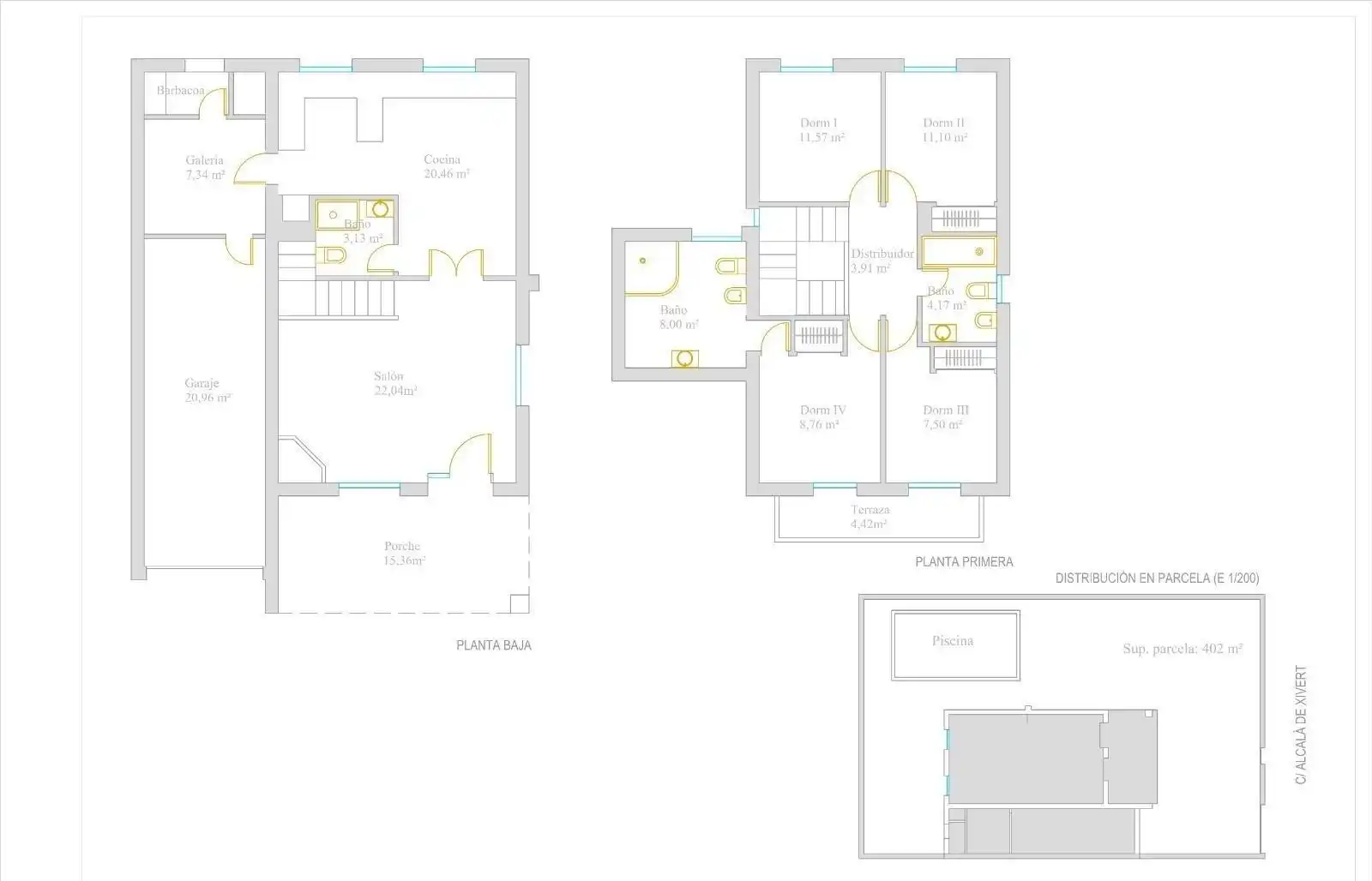 Casa pareada con terraza en venta en Calle ALCALA DE CHIVERT, imagen 43