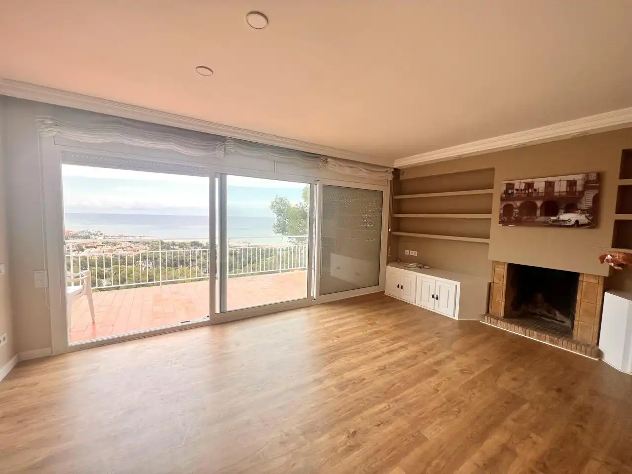 Wohnzimmer von Haus oder Chalet zur Miete in Sitges mit Klimaanlage, Privatgarten und Terrasse
