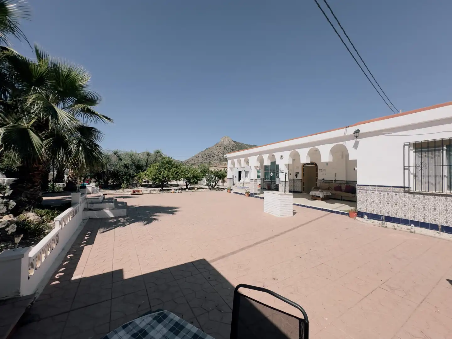 Vista exterior de Casa o xalet en venda en Aspe amb Aire condicionat, Calefacció i Jardí privat