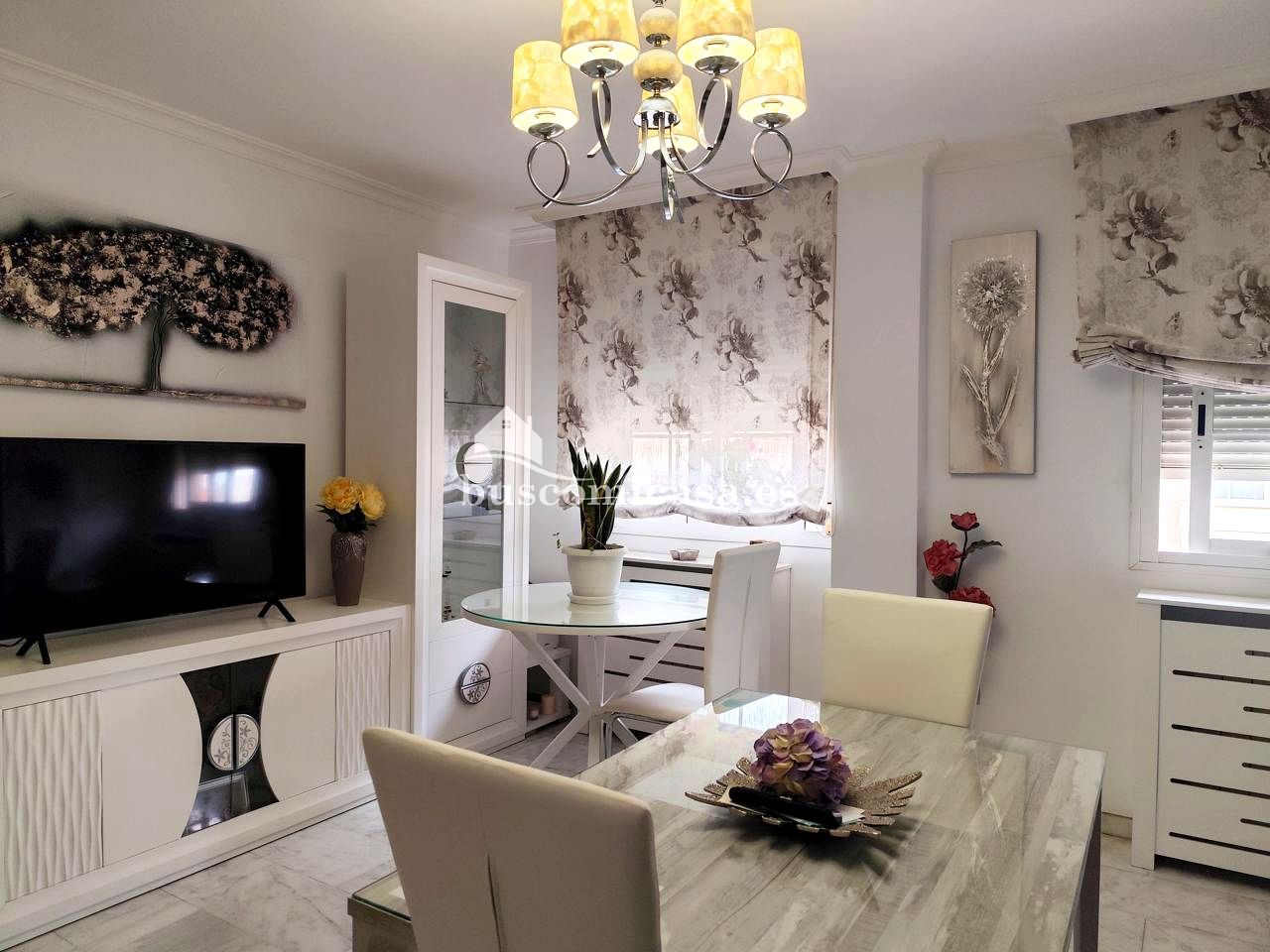 Dining room of Flat for sale in  Jaén Capital  with Air Conditioner, Furnished and Community pool