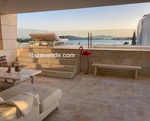 Terrace of Flat to rent in Santa Eulària des Riu  with Heating, Terrace and Swimming Pool