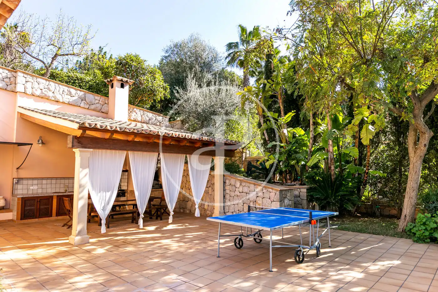 Garden of Houses for rent in Bunyola  with Air Conditioner, Heating and Private garden