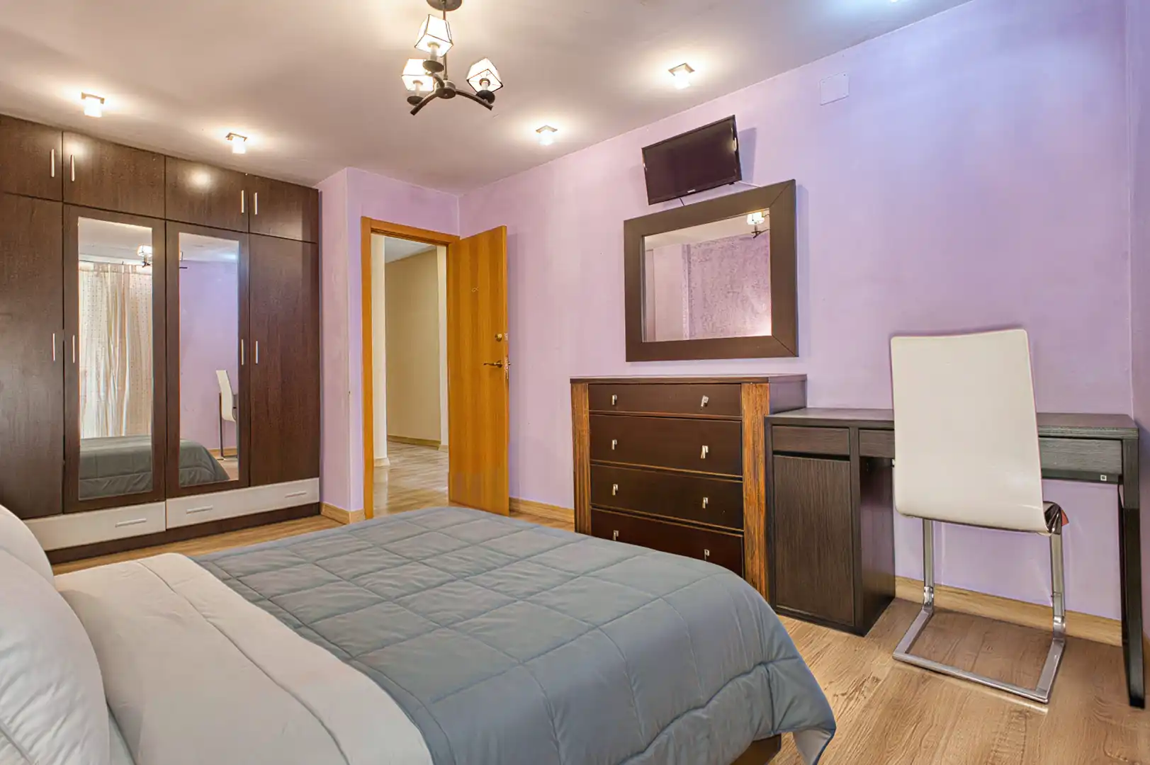 Bedroom of Detached homes for sale in Sant Joan d'Alacant  with Air Conditioner, Heating and Parquet flooring