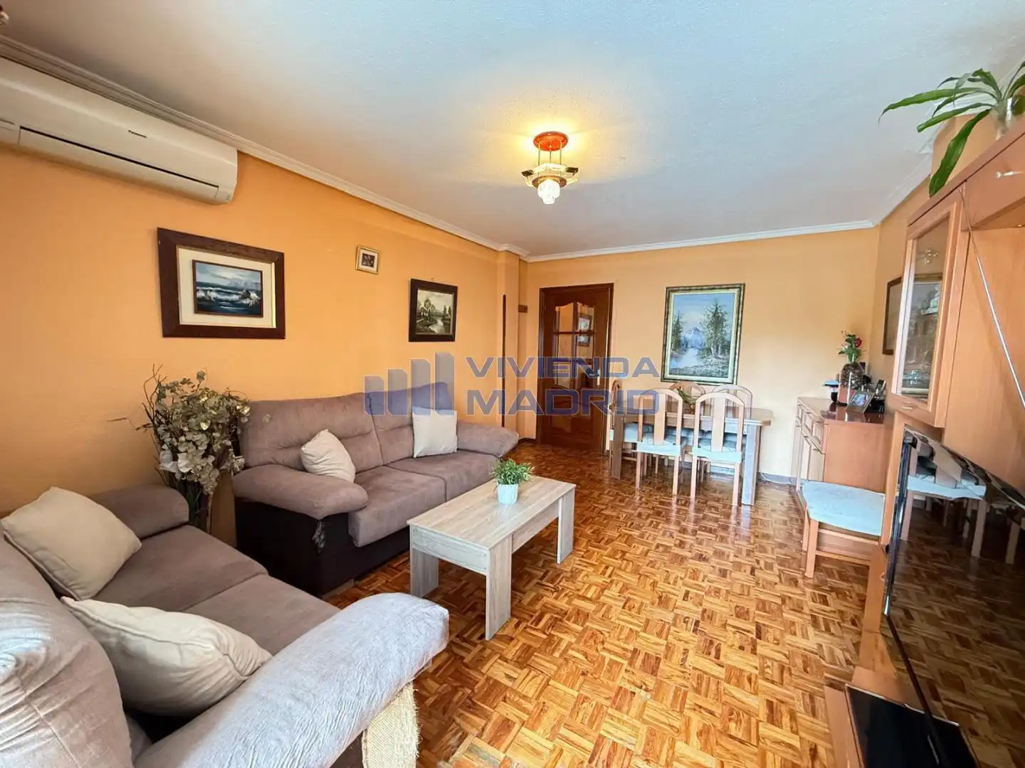 Wohnzimmer von Wohnung zum Verkauf in Móstoles mit Klimaanlage, Terrasse und Abstellraum