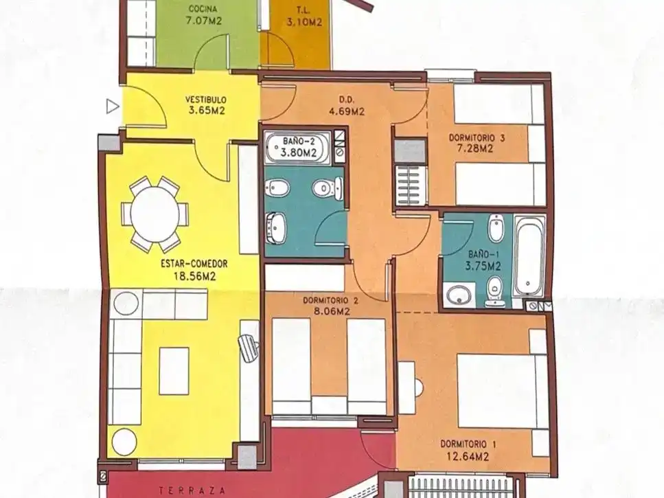 Wohnung zum Verkauf in  Sevilla Capital mit Klimaanlage, Schwimmbad und Balkon