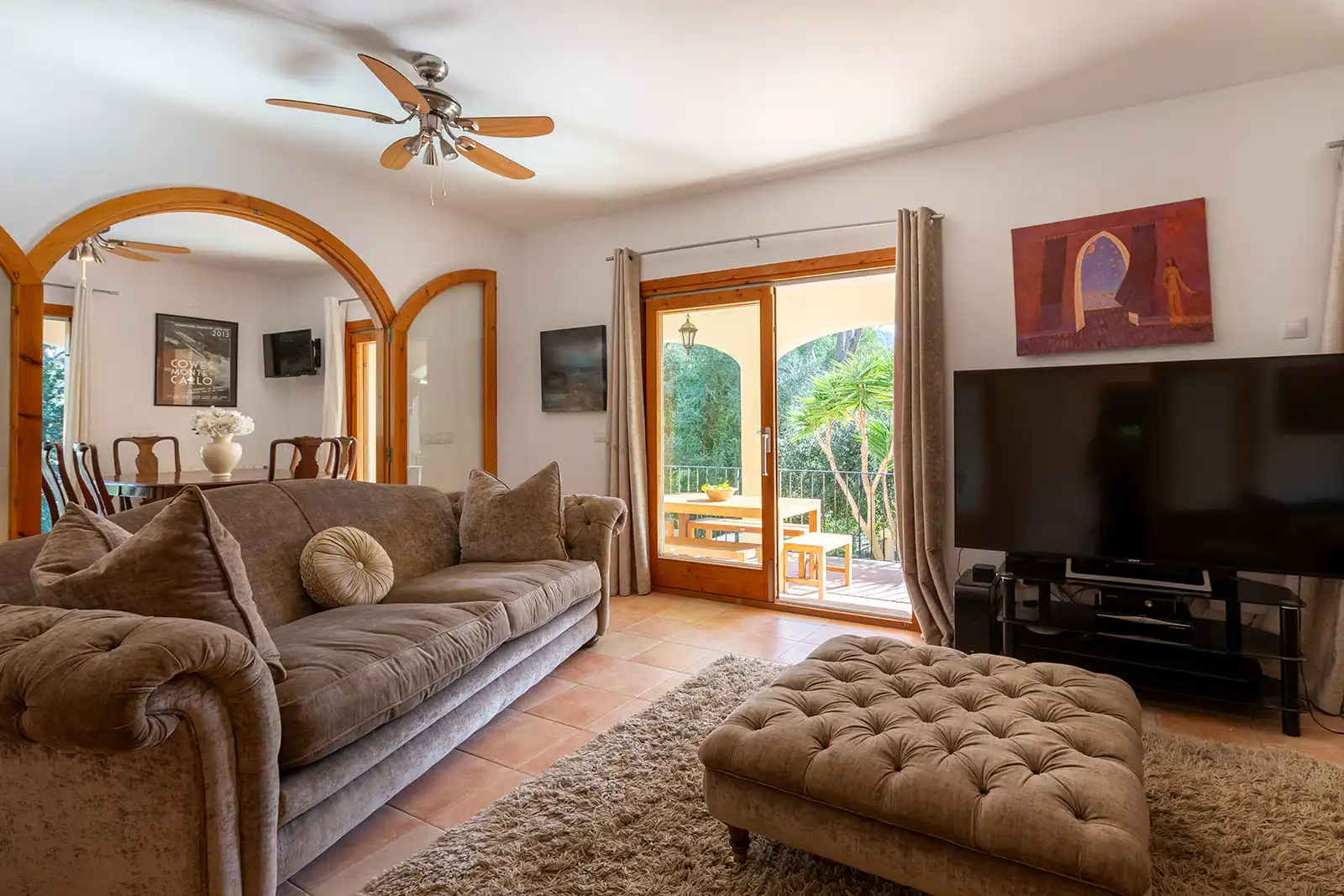 Sala de estar de Casa o chalet en venta en Pollença con Amueblado