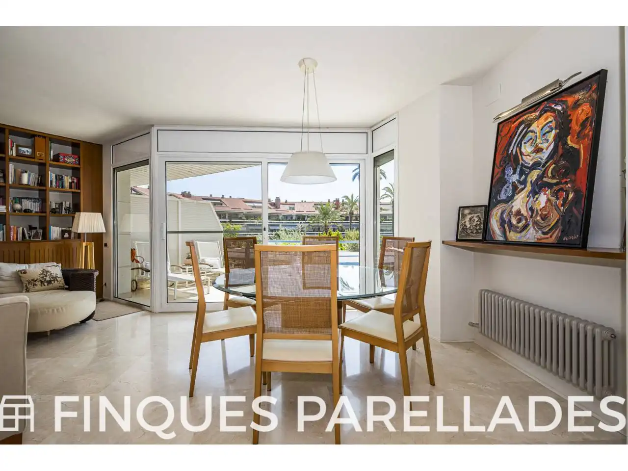 Dining room of Flat for sale in Sitges  with Air Conditioner, Heating and Terrace