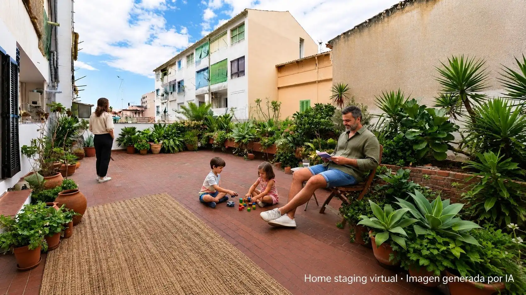 Terrassa de Pis en venda en  Palma de Mallorca amb Aire condicionat i Terrassa
