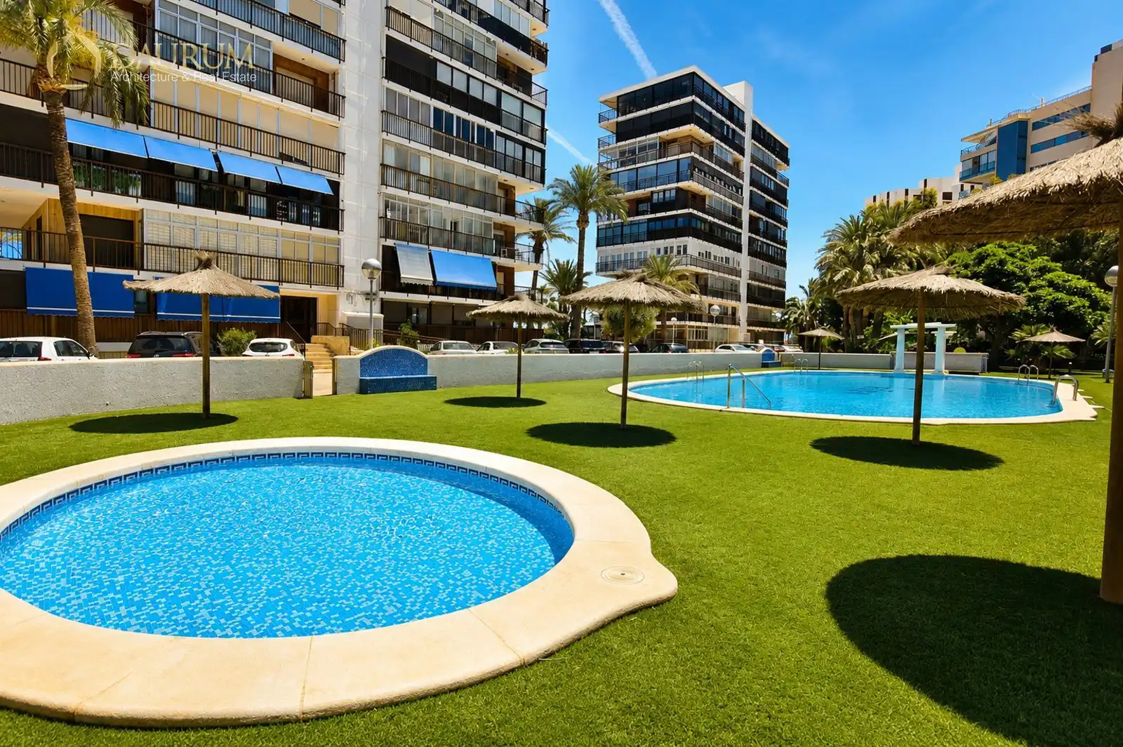 Piscina de Piso en venta en Alicante / Alacant con Aire acondicionado, Terraza y Piscina