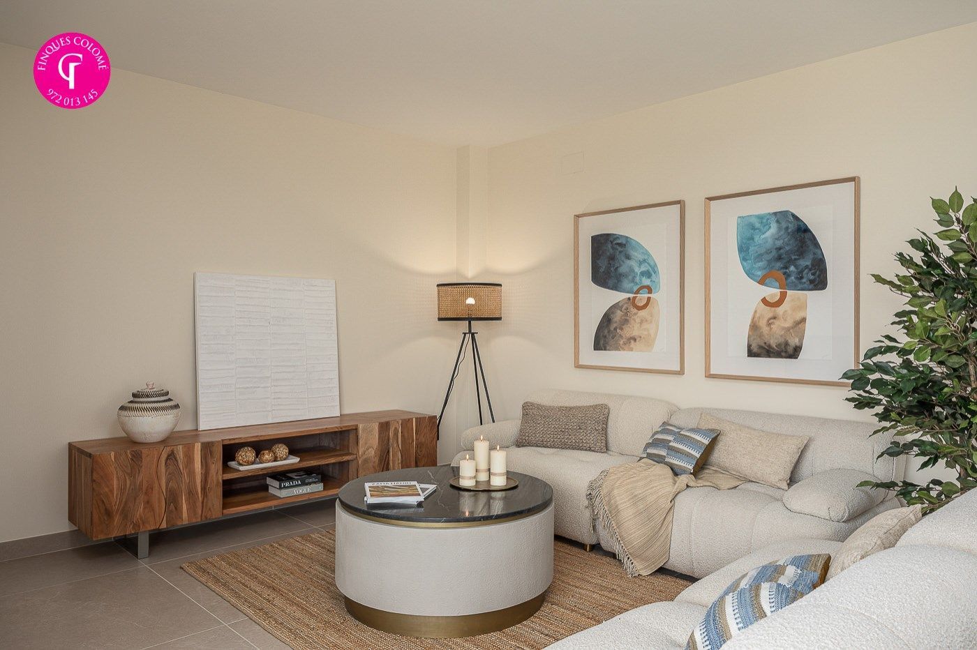 Sala d'estar de Casa o xalet en venda en Pals amb Aire condicionat, Jardí privat i Terrassa