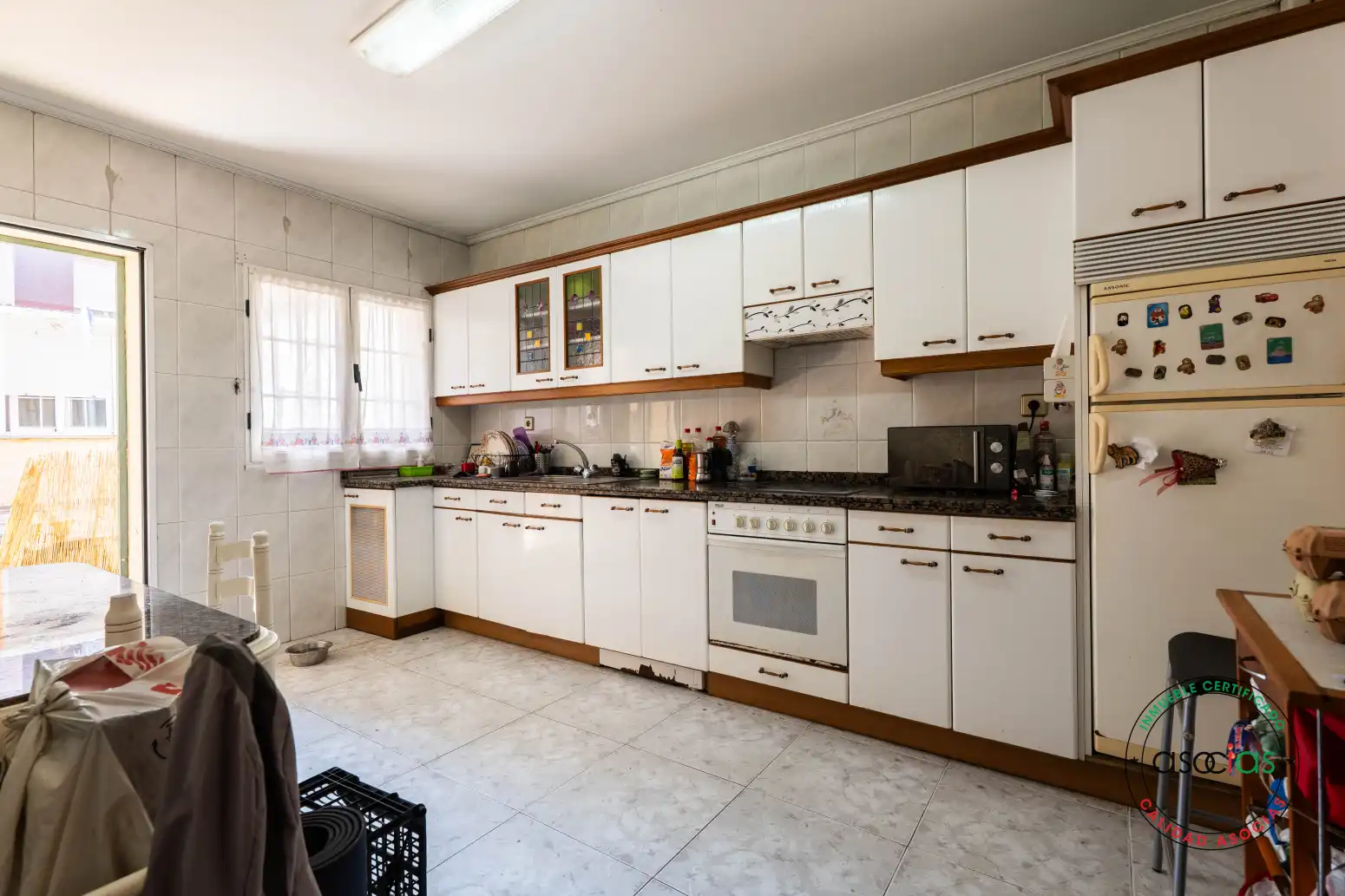 Küche von Dachboden zum Verkauf in Gijón  mit Heizung, Parkett und Terrasse
