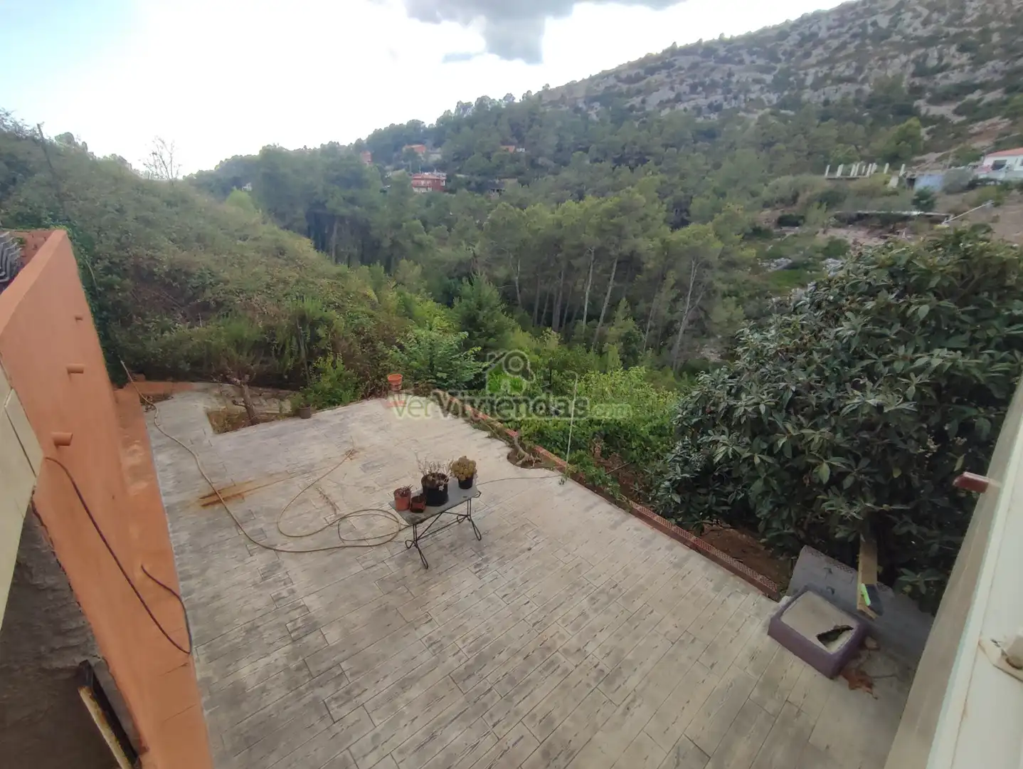Terrassa de Casa o xalet en venda en Vallirana amb Aire condicionat, Calefacció i Jardí privat