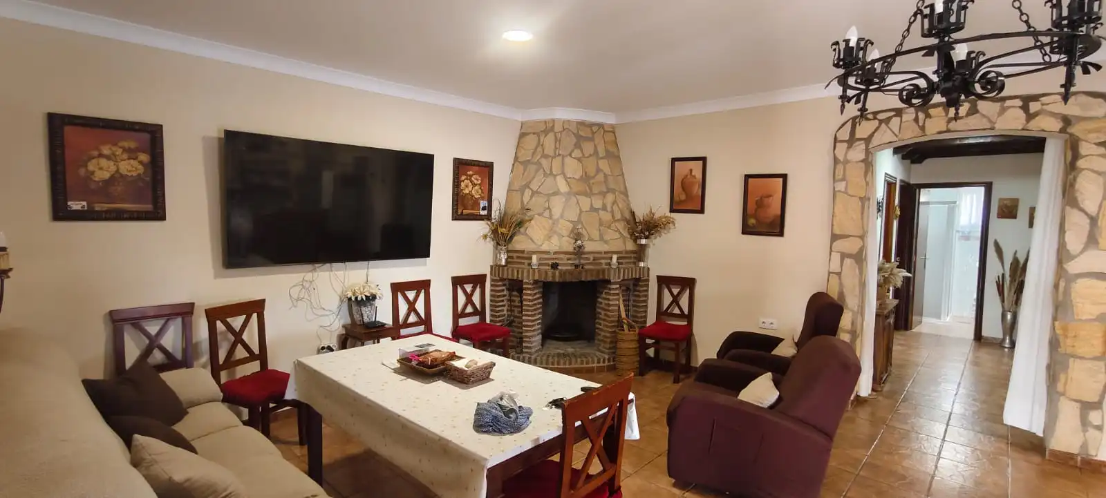 Sala de estar de Finca rústica en venta en Cañada Rosal, Sevilla