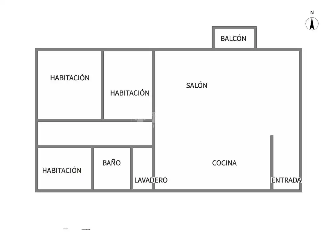 Flat for rent in Granada  with Heating and Balcony
