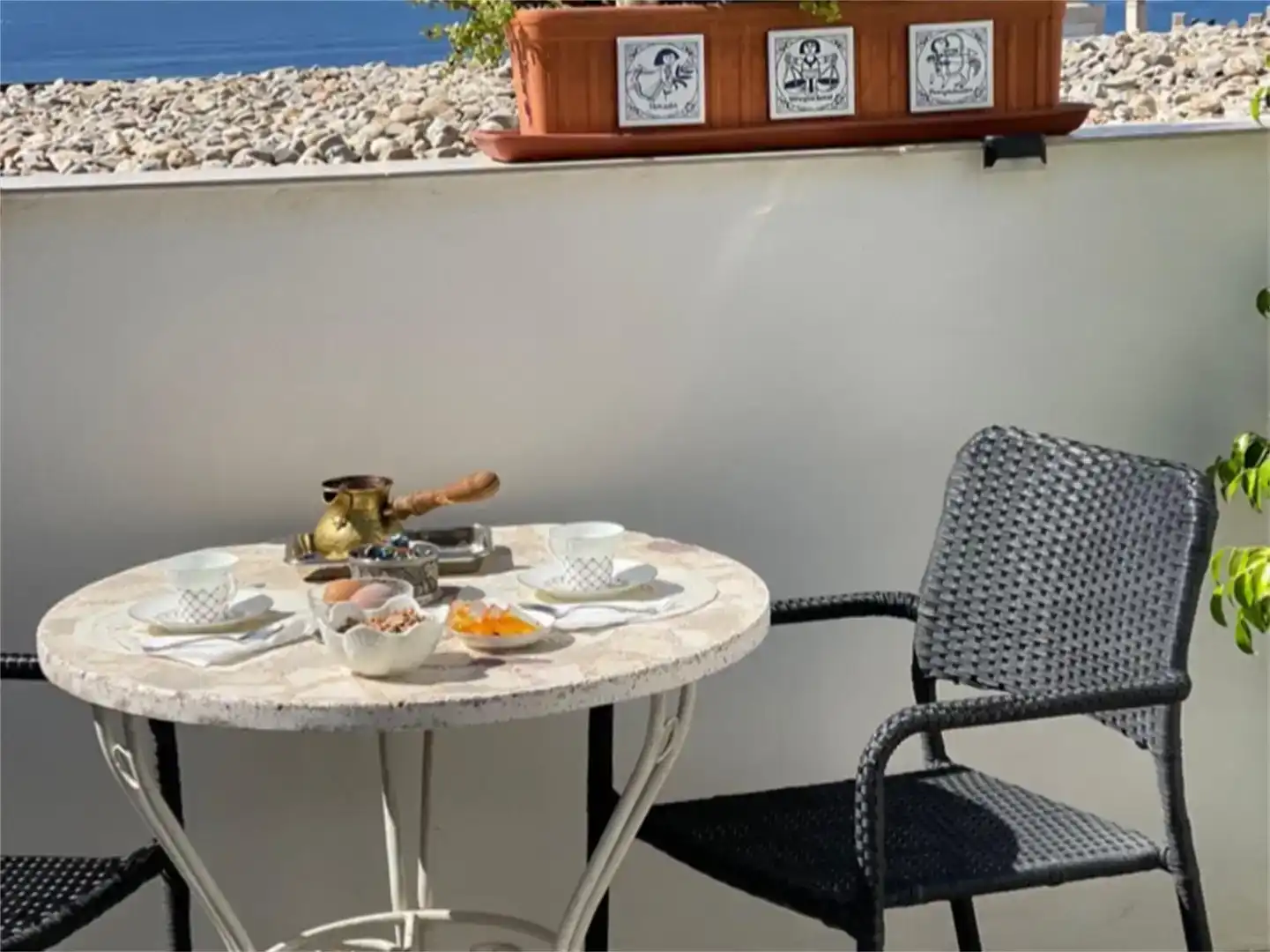 Terrassa de Apartament en venda en Calpe / Calp amb Aire condicionat, Piscina i Balcó