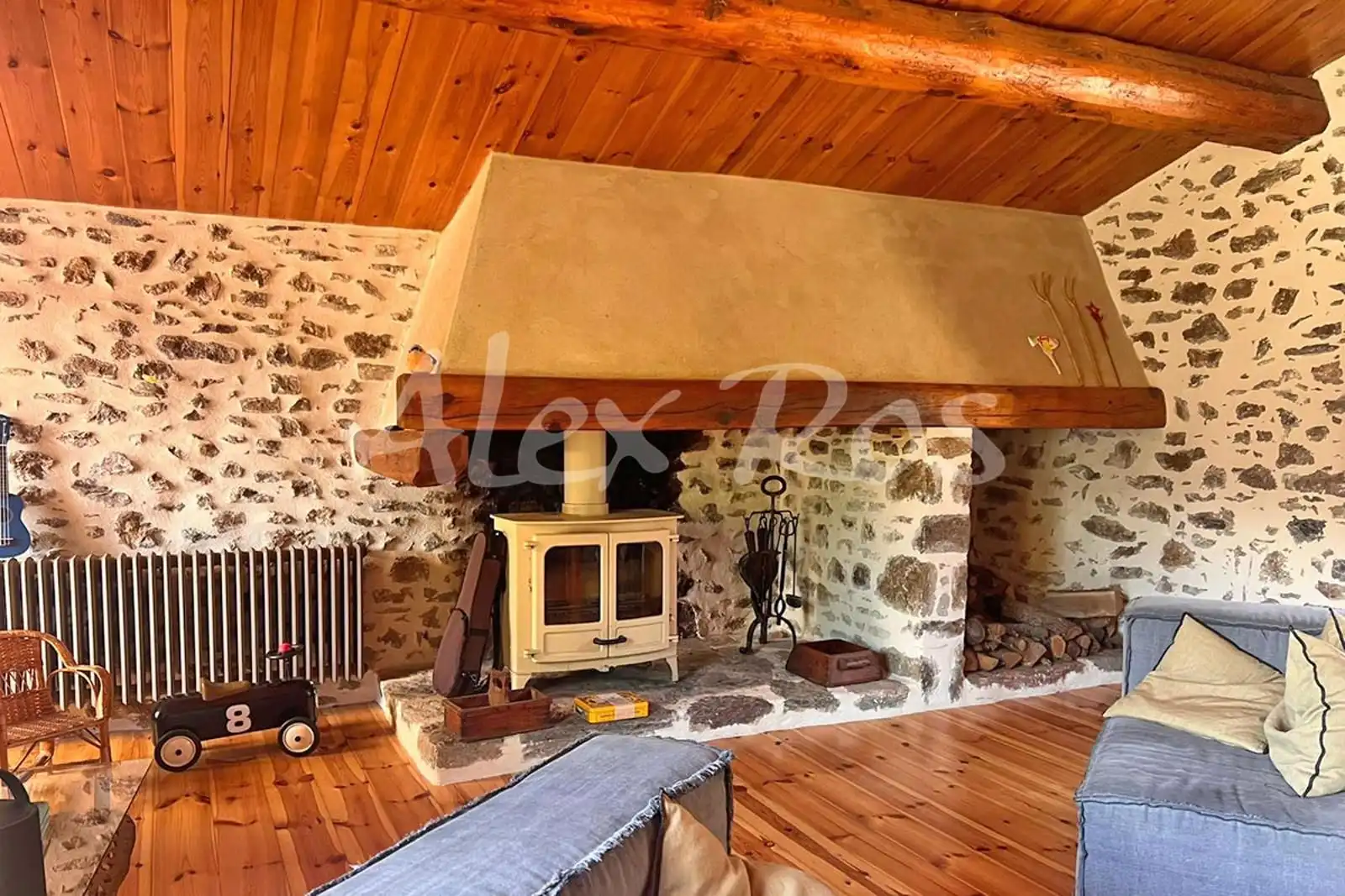 Sala de estar de Casa o chalet en venta en Arsèguel con Jardín privado y Terraza