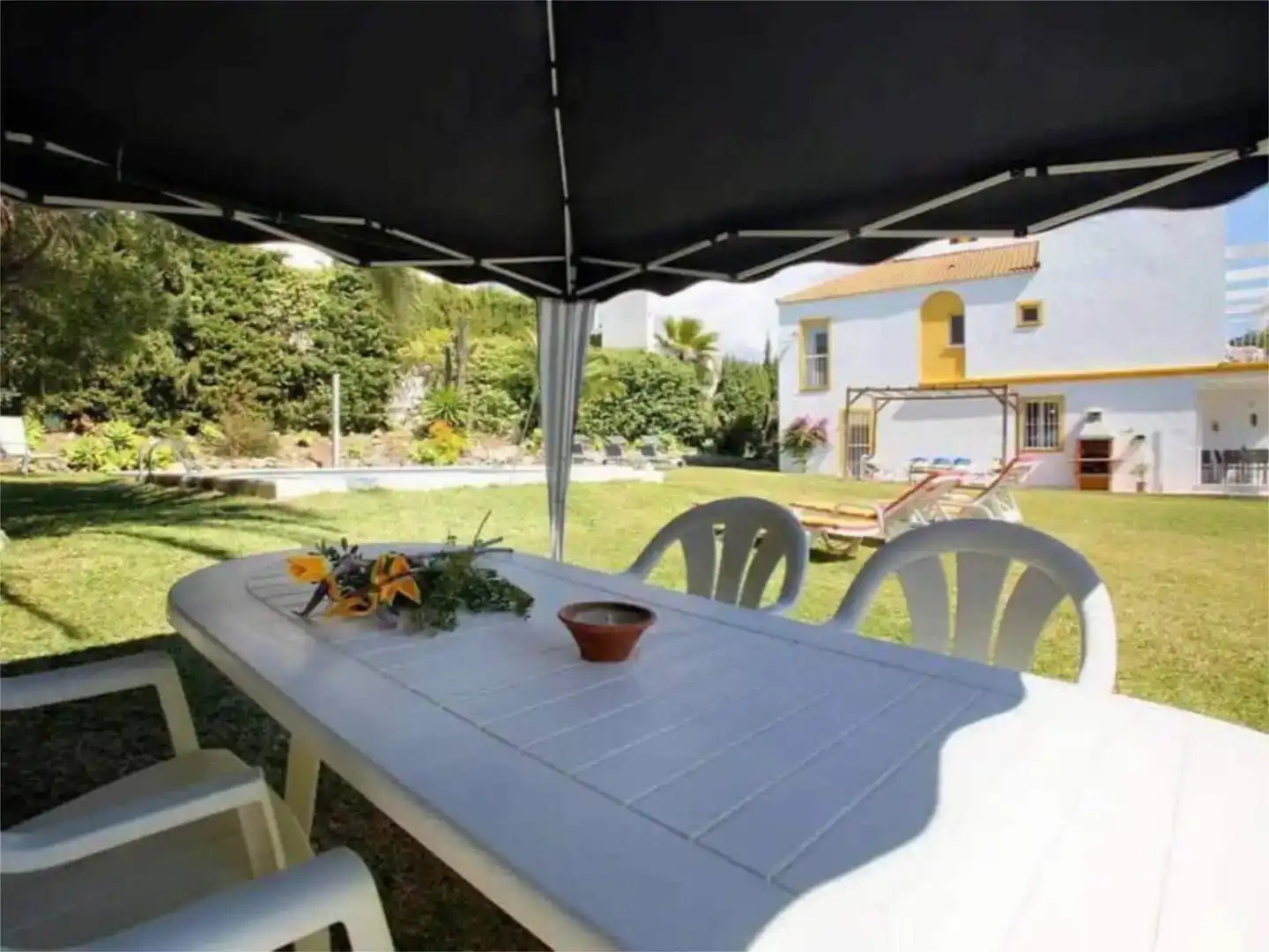 Terrassa de Casa o xalet de lloguer en Nueva Andalucía