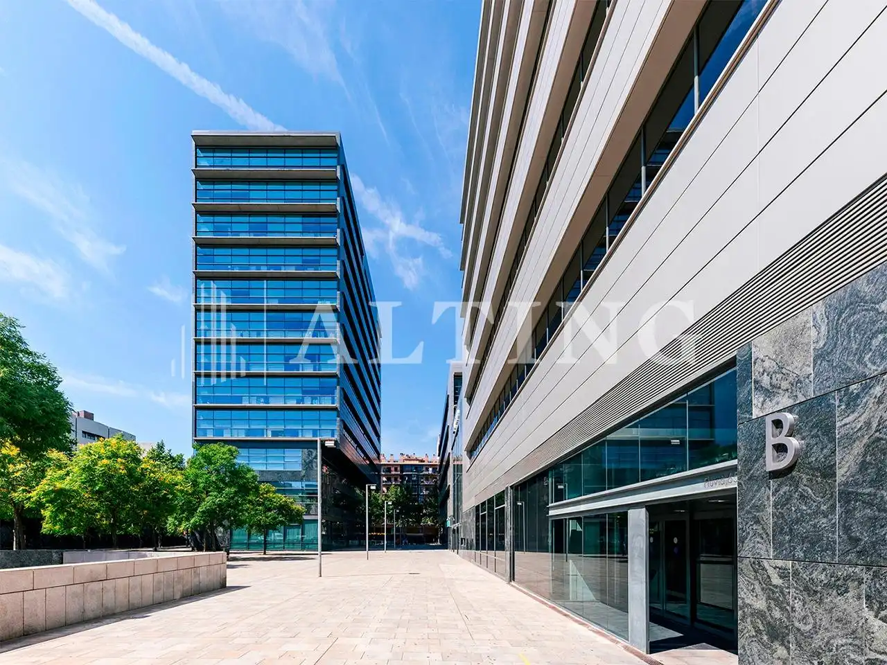 Vista exterior de Oficina de alquiler en Barcelona con Aire acondicionado