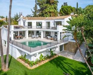 Exterior view of House or chalet for sale in Estepona  with Air Conditioner, Heating and Private garden