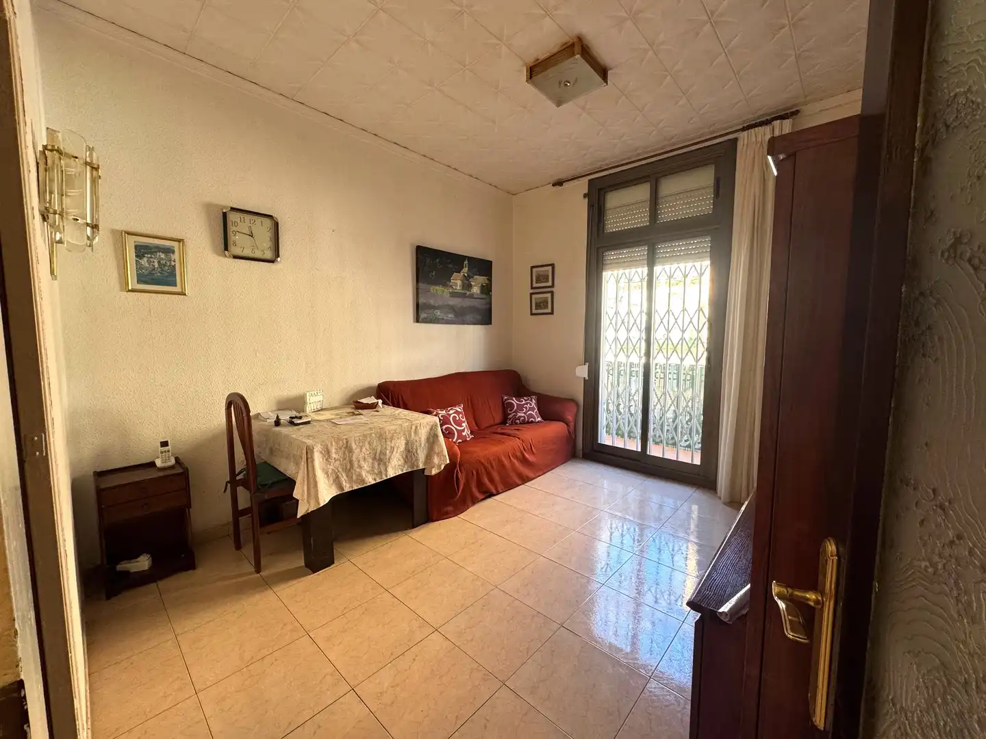 Sala d'estar de Pis en venda en  Barcelona Capital amb Balcó