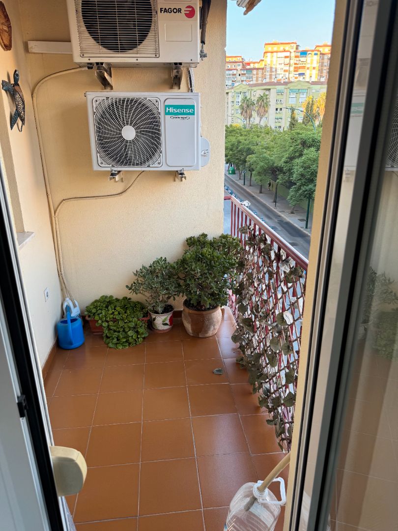Balcony of Flat to rent in Málaga Capital  with Furnished