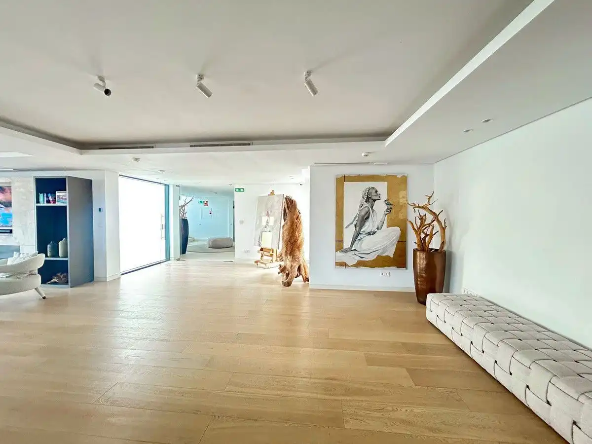 Sala de estar de Apartamento de alquiler en Ojén con Aire acondicionado, Calefacción y Terraza