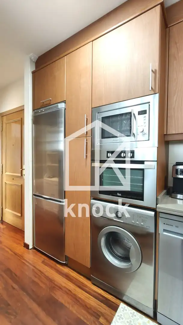 Kitchen of Flat for rent in Navia  with Heating, Parquet flooring and Furnished