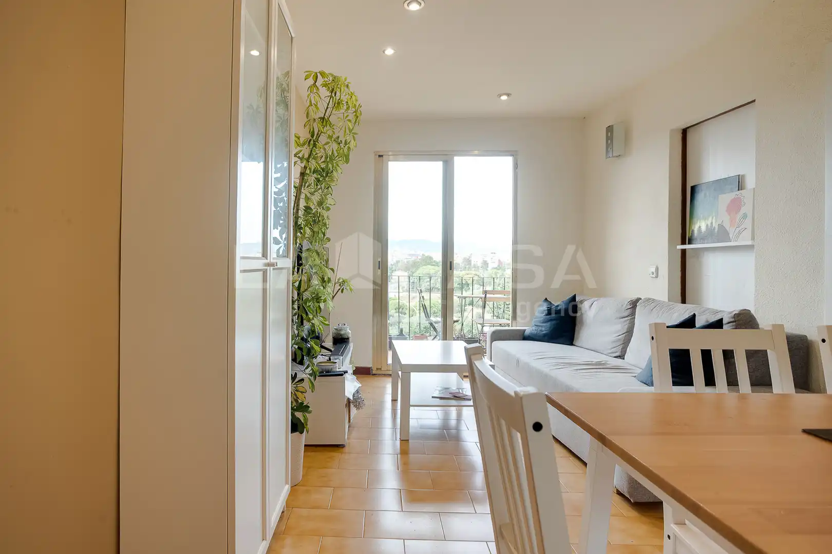 Sala de estar de Piso en venta en Sant Adrià de Besòs con Balcón