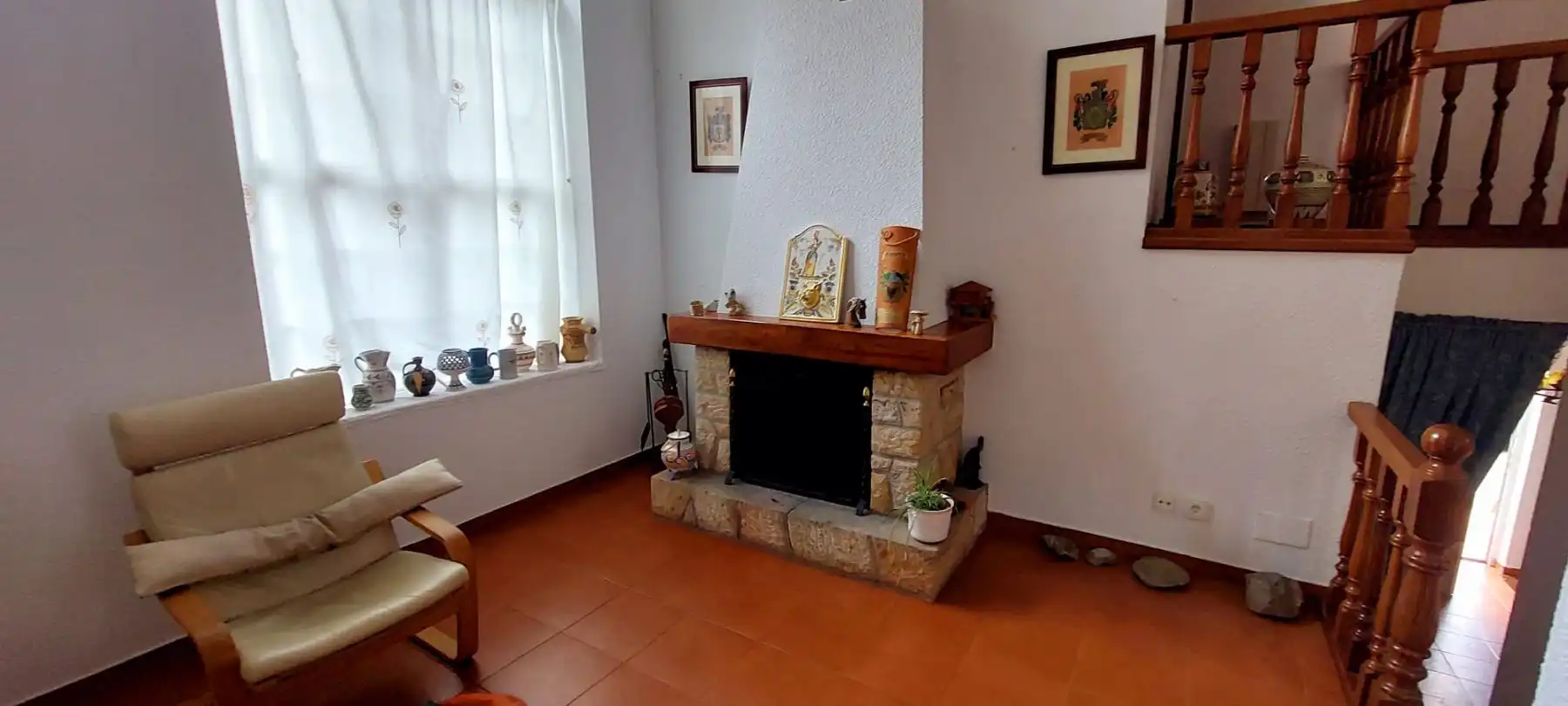 Wohnzimmer von Haus oder Chalet zum Verkauf in Camargo mit Heizung