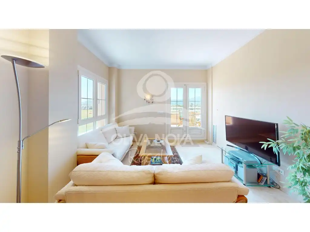 Living room of Attic for sale in Oliva  with Terrace, Swimming Pool and Furnished