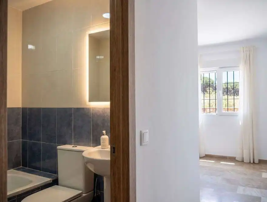 Bathroom of Ground floor for sale in El Ronquillo  with Private garden, Terrace and Swimming Pool
