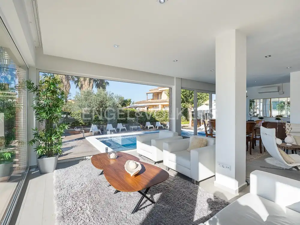 Terrace of Houses for rent in Bétera  with Air Conditioner, Heating and Private garden
