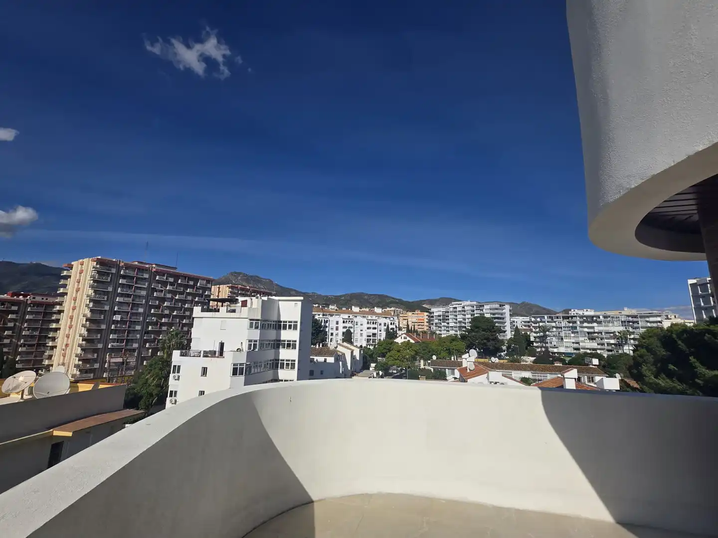 Exterior view of Duplexes for sale in Benalmádena  with Air Conditioner, Terrace and Storage room