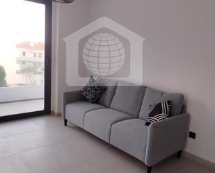 Sala d'estar de Pis de lloguer en Benalmádena amb Aire condicionat, Terrassa i Moblat
