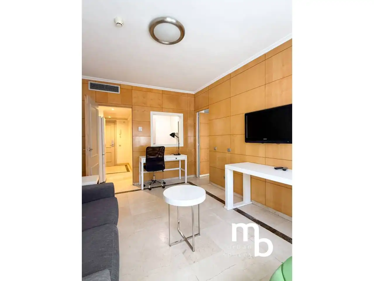 Wohnzimmer von Wohnung zur Miete in Madrid mit Klimaanlage und Möbliert