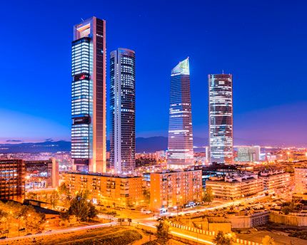 Exterior view of Flat for sale in  Madrid Capital  with Heating and Parquet flooring