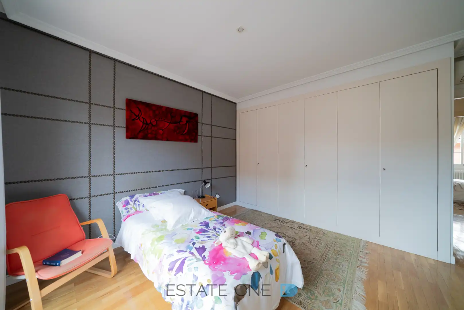 Habitación de Casa adosada en venta en Madrid con Aire acondicionado, Calefacción y Jardín privado