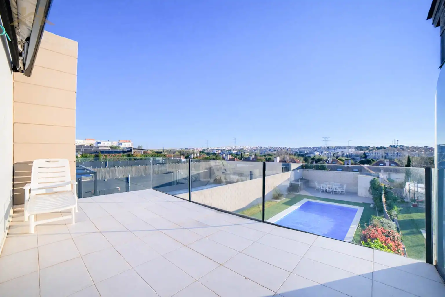 Terraza de Casa o chalet en venta en Arroyomolinos (Madrid) con Calefacción, Jardín privado y Terraza