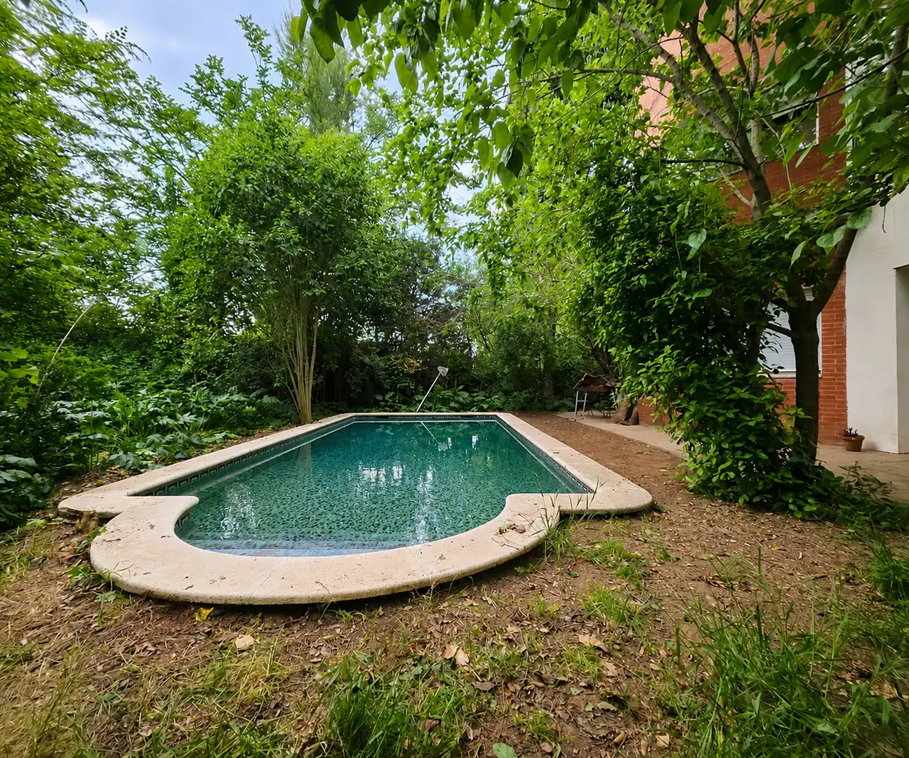 Swimming pool of Houses for sale in Sant Cugat del Vallès