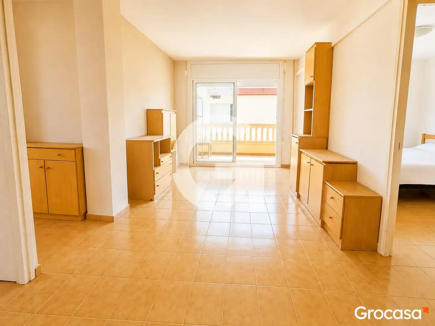 Terrasse von Wohnung zum Verkauf in Cubelles mit Klimaanlage, Heizung und Ofen