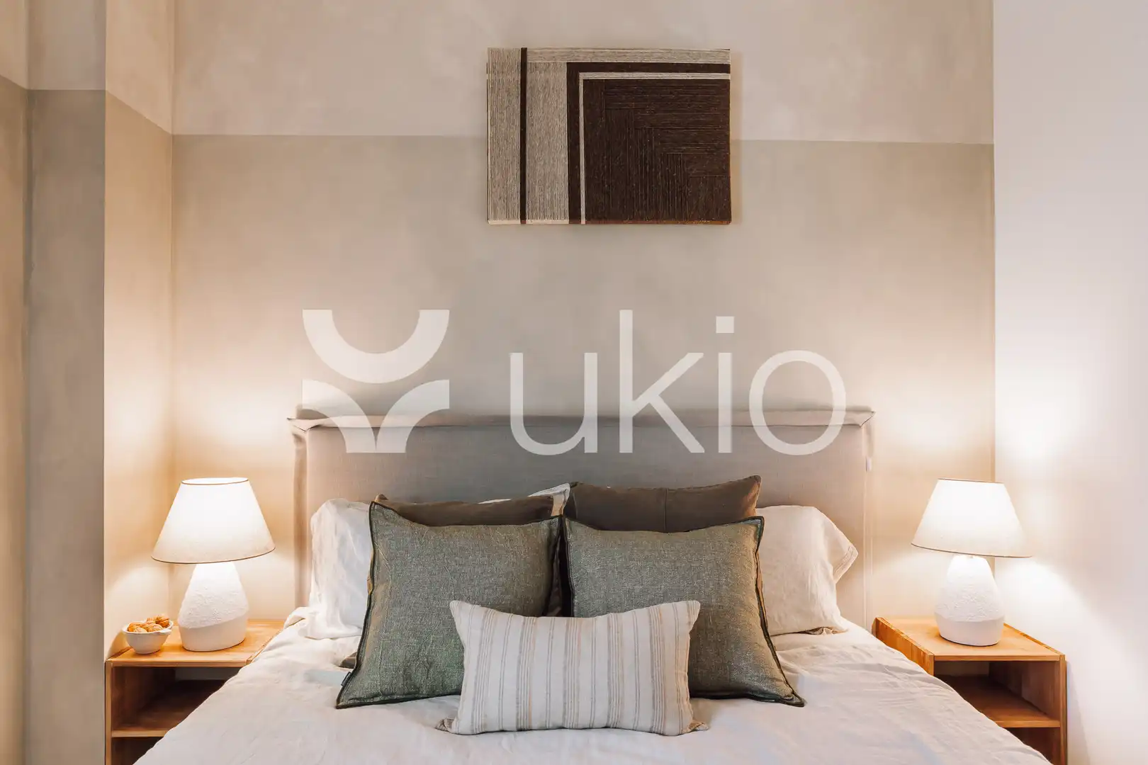 Schlafzimmer von Wohnungen zur Miete in Barcelona mit Klimaanlage, Heizung und Terrasse