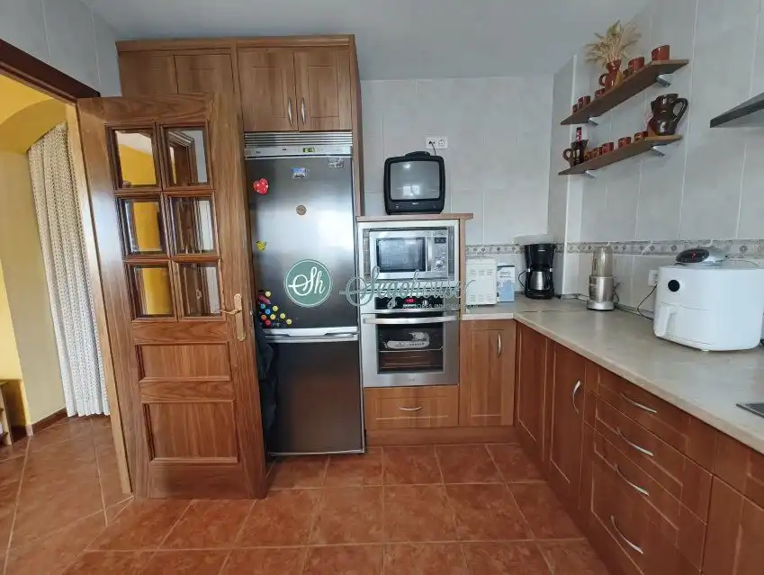 Cocina de Casa o chalet en venta en San Cristóbal de Segovia con Calefacción, Jardín privado y Terraza