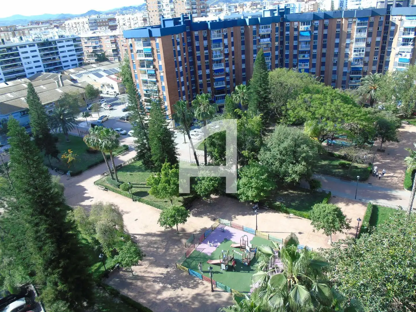 Parking of Flat for sale in Málaga  with Terrace and Furnished