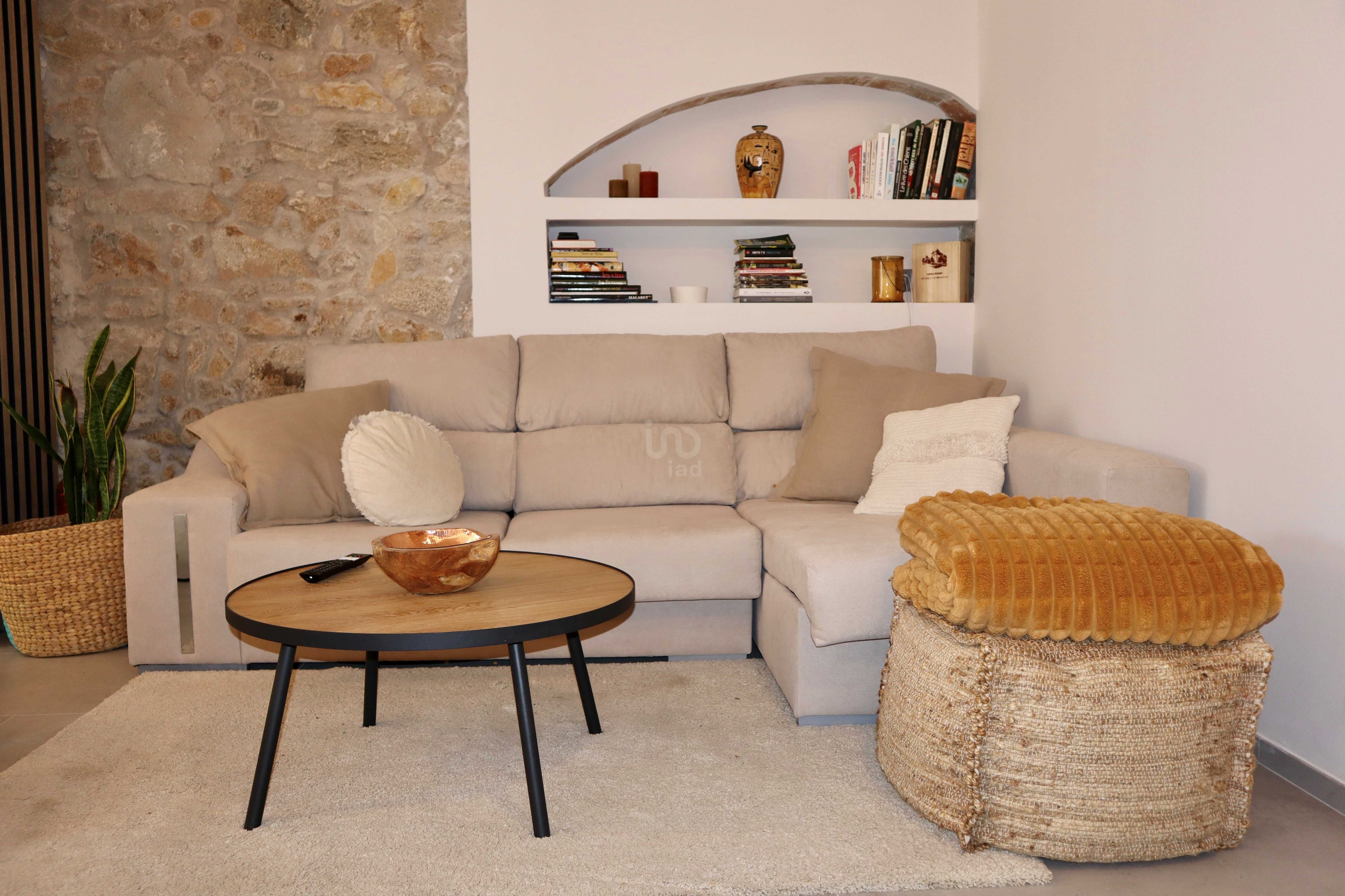 Sala d'estar de Casa o xalet de lloguer en Castell-Platja d'Aro amb Aire condicionat i Calefacció