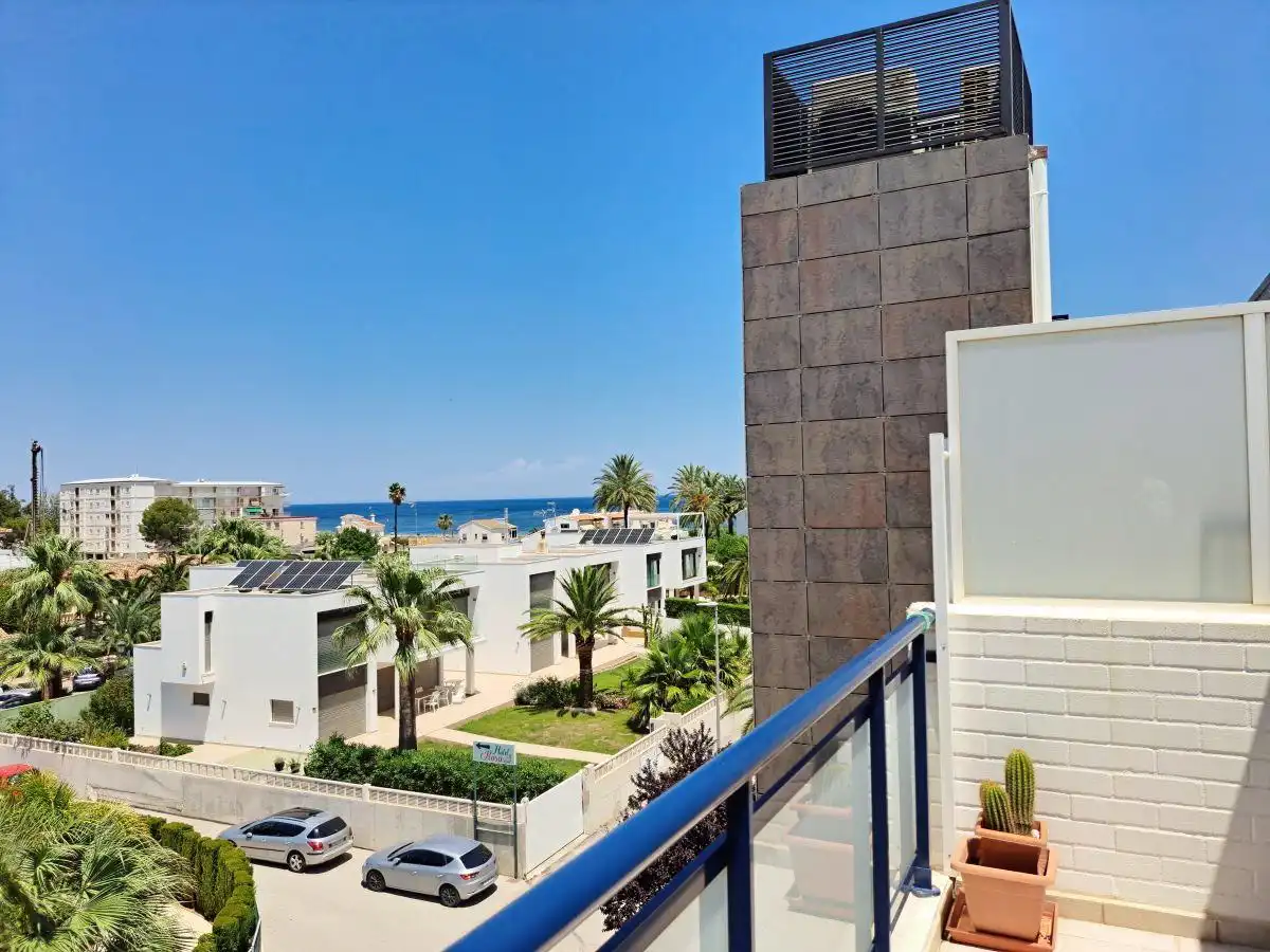 Exterior view of Attic for sale in Dénia  with Air Conditioner, Heating and Private garden