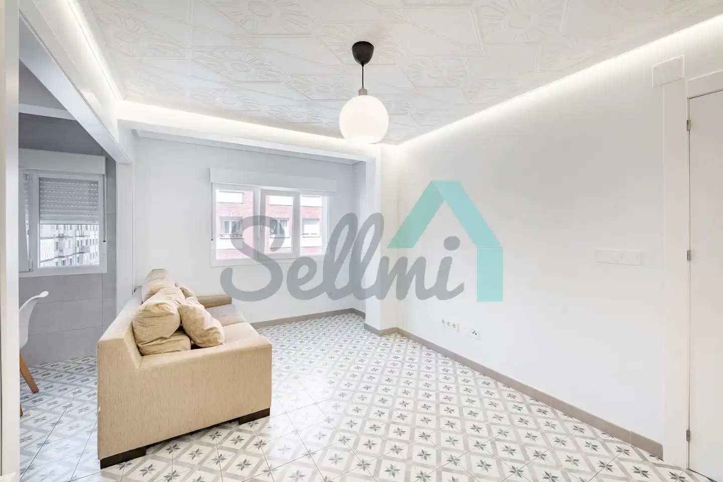 Living room of Flat for sale in Gijón   with Heating