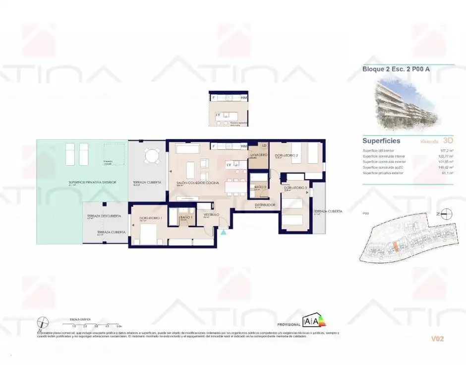 Apartment with terrace for sale in El Verger, imagen 10